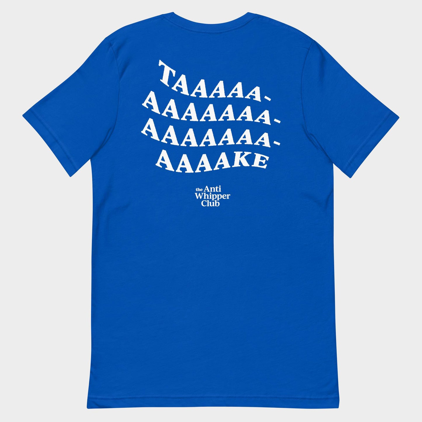 the Anti Whipper Club t-shirt (blue)