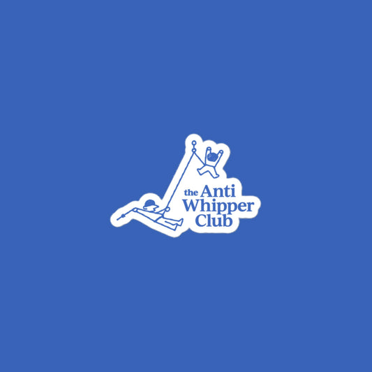 the Anti Whipper Club sticker